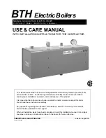 THERMO 2000 BTH 10 Use & Care Manual preview
