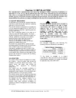 Preview for 7 page of THERMO 2000 BTH ULTRA Installation & Operation Manual