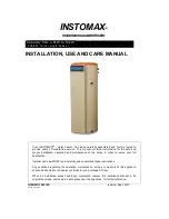 THERMO 2000 INSTOMAX 12 Installation Use And Care Manual preview