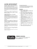 Preview for 69 page of THERMO 2OOO VOLTMAX 108 Installation And Operation Manual