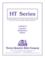 Thermo-Dynamics Boiler HT 100 Installation, Operation & Maintenance Manual preview