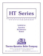 Preview for 1 page of Thermo-Dynamics Boiler HT 100 Installation, Operation & Maintenance Manual