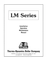 Thermo-Dynamics Boiler LM Series Installation, Operation And Maintenance Manual preview