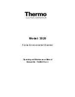 Thermo Electron 3920 Operating And Maintenance Manual preview