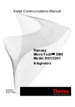 Thermo Electron Ramsey Micro-Tech 3000 Series Serial Communications Manual preview