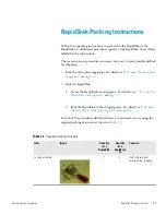 Preview for 1 page of Thermo Electron RapidStak Unpacking Instructions Manual