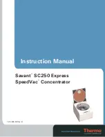 Thermo Electron Savant SC250 Express Instruction Manual preview