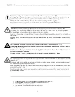 Preview for 3 page of Thermo Forma 3911 Operating And Maintenance Manual