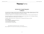 Предварительный просмотр 23 страницы Thermo Forma 3940 Operating And Maintenance Manual