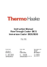 Thermo Haake 002-4348 Instruction Manual preview