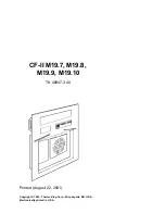 Предварительный просмотр 1 страницы Thermo King CF-II M19.10 Reference Sheet