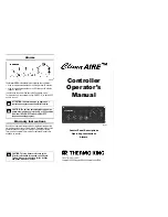 Preview for 1 page of Thermo King ClimaAIRE BEA114 Operator'S Manual