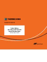 Thermo King HK-430 HO Installation Manual preview