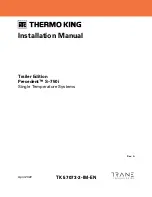 Preview for 1 page of Thermo King Precedent S-750i Installation Manual