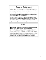 Preview for 3 page of Thermo King SPECTRUM TS 30 SR NAD Manual