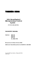 Preview for 1 page of Thermo King SR-2 SmartReefer2 Diagnostic Manual