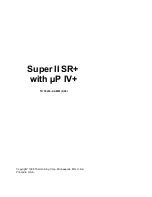 Preview for 1 page of Thermo King Super II SR+ Manual