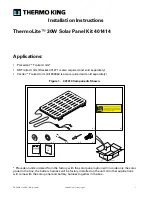 Thermo King ThermoLite 401414 Installation Instructions Manual preview