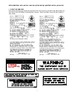 Preview for 2 page of Thermo Pride CDX1-100N Installation And Operation Manual