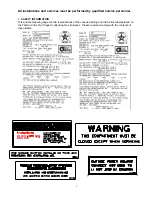 Preview for 2 page of Thermo Pride CDX3-100N Installation And Operation Manual