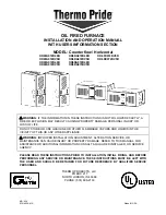 Thermo Pride OD6FA072D48B Installation And Operation Manual preview