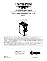 Preview for 1 page of Thermo Pride OH6FA072D48R Installation And Operation Manual