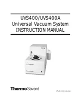 Thermo Savant UVS400 Instruction Manual preview