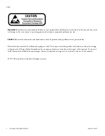 Preview for 3 page of Thermo Scientific 2870 Operating And Maintenance Manual