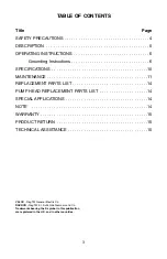 Preview for 3 page of Thermo Scientific 420-3901 Operating Manual