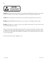 Preview for 3 page of Thermo Scientific 420 Series Operating And Maintenance Manual