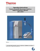 Preview for 1 page of Thermo Scientific 50131250 Operating Instructions Manual