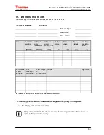 Preview for 63 page of Thermo Scientific 50131250 Operating Instructions Manual