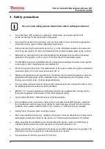 Preview for 8 page of Thermo Scientific 50135466 Operating Instructions Manual