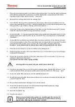 Preview for 20 page of Thermo Scientific 50135466 Operating Instructions Manual