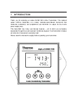 Предварительный просмотр 5 страницы Thermo Scientific Alpha COND 500 Manual