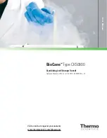 Preview for 1 page of Thermo Scientific BioCane CK50900 Series Operation Manual And Parts List