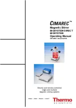 Preview for 1 page of Thermo Scientific CIMAREC BIOSYSTEM Operating Manual