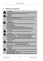 Preview for 12 page of Thermo Scientific CIMAREC BIOSYSTEM Operating Manual