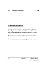 Предварительный просмотр 10 страницы Thermo Scientific DB-070 E Operating Instructions Manual