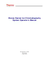 Thermo Scientific Dionex Easion Operator'S Manual предпросмотр