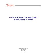 Preview for 1 page of Thermo Scientific Dionex ICS-1100 Operator'S Manual