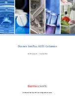 Preview for 1 page of Thermo Scientific Dionex IonPac AG31 Product Manual