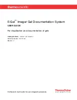 Preview for 1 page of Thermo Scientific E-Gel 4466611 User Manual