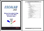 Предварительный просмотр 1 страницы Thermo Scientific ESCALAB 250 Manual