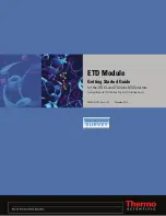 Thermo Scientific ETD Getting Started Manual предпросмотр