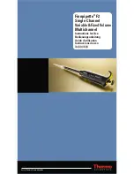 Thermo Scientific Finnpipette F2 Instructions For Use Manual preview