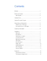 Preview for 3 page of Thermo Scientific Fisher brand Isotemp FBV20FPSA Installation And Operation Manual