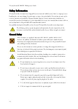 Preview for 12 page of Thermo Scientific HM525 NX Series Operator'S Manual