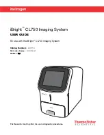 Thermo Scientific iBright CL750 User Manual preview