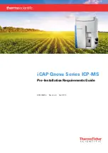 Thermo Scientific iCAP Qnova Series Pre-Installation Requirements Manual preview